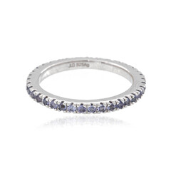 Anillo en plata con Tanzanita
