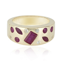 Anillo en oro con Rubí (Adela Gold)