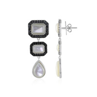 Pendientes en plata con Nácar (Dallas Prince Designs)