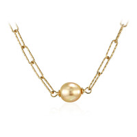 Collar en plata con Perla dorada del Mar del Sur Kabira  (TPC)