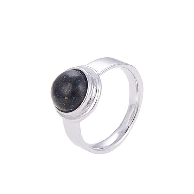 Anillo en plata con Ópalo de Honduras