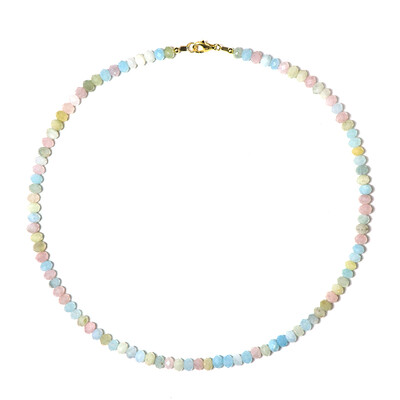Collar en plata con Berilo fantasía (Riya)