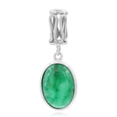 Colgante en plata con Ágata verde (Nan Collection)