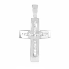 Colgante en plata con Zafiro blanco