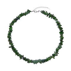 Collar en plata con Nefrita