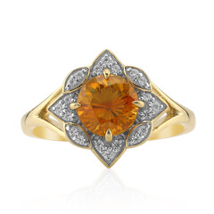 Anillo en oro con Esfalerita
