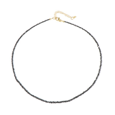 Collar en plata con Diamante negro