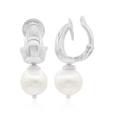 Clip de oreja en plata con Perla Freshwater (TPC)