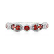 Anillo en plata con Rubí de Tanzania (Adela Silber)