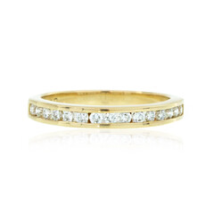 Anillo en oro con Diamante limpio a lupa F (LUCENT DIAMONDS)