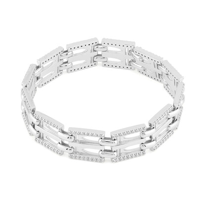 Brazalete en plata con Zircón (Remy Rotenier)