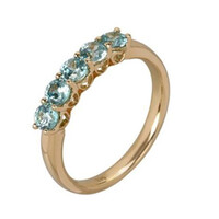Anillo en oro con Zircón de Ratanak Kirí