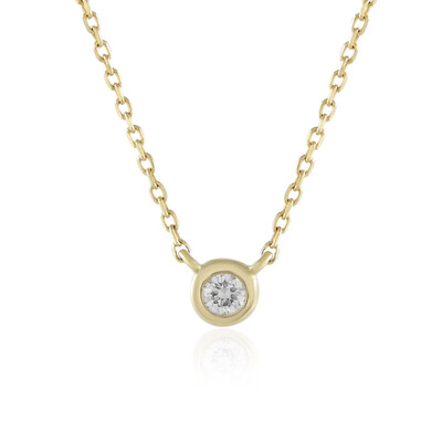 Collar en oro con Diamante FL (G) (de Melo)