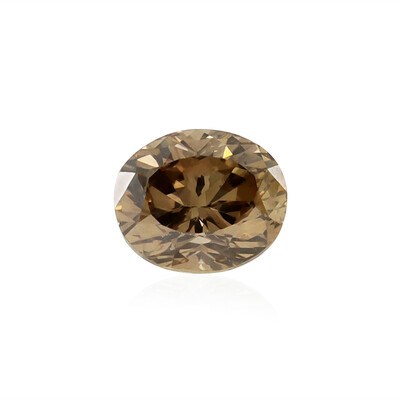 Piedra preciosa con Diamante SI1 chocolate 0,52 ct