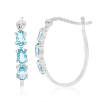 Pendientes en plata con Zircón de Ratanak Kirí