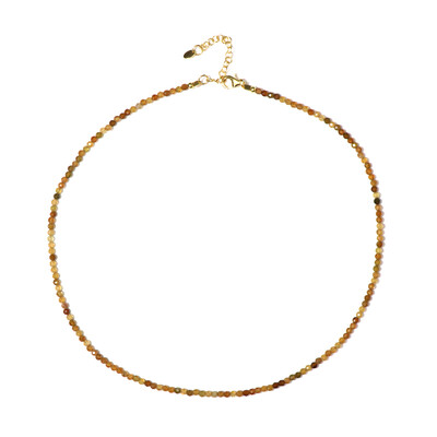 Collar en plata con Turmalina amarilla