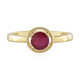 Anillo en plata con Rubí de Madagascar