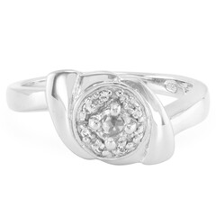 Anillo en plata con Zafiro blanco