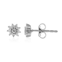 Pendientes en plata con Zircón (Adela Silber)