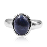 Anillo en plata con Sodalita