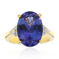 Anillo en oro con Tanzanita AAA (CIRARI)