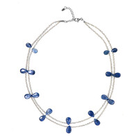 Collar en plata con Cianita