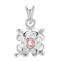 Colgante en plata con Zafiro Padparadscha