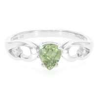 Anillo en plata con Turmalina Paraíba