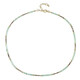 Collar en plata con Diamante champán (Riya)