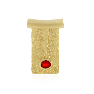 Colgante en plata con Ópalo rojo de Etiopía (MONOSONO COLLECTION)