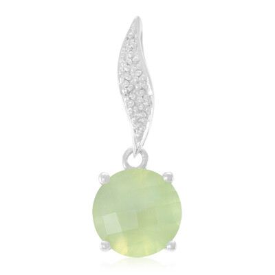 Colgante en plata con Prehnita
