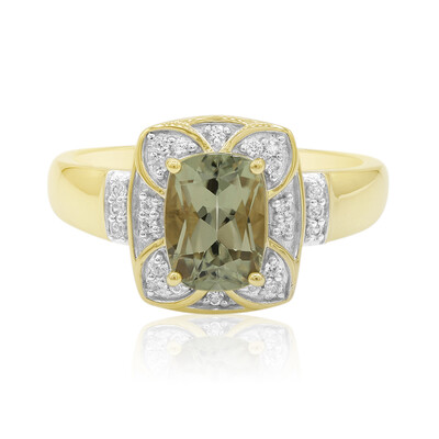 Anillo en oro con Diáspora de color cambiante (Tenner Diniz)