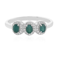 Anillo en plata con Grandidierita