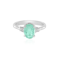 Anillo en plata con Esmeralda de Colombia