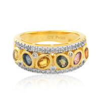 Anillo en plata con Zafiro