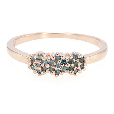 Anillo en plata con Diamante fantasía