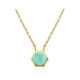 Collar en plata con Amazonita