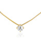 Collar en plata con Topacio blanco