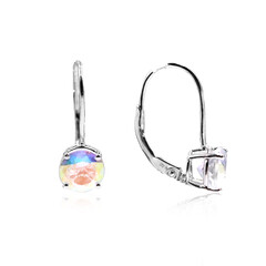 Pendientes en plata con Topacio Rayo de Luna