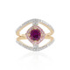 Anillo en oro con Granate Magenta (SUHANA)
