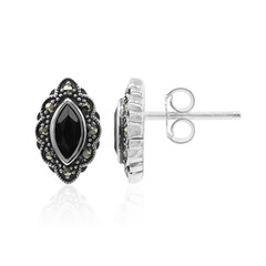 Pendientes en plata con Espinela negra