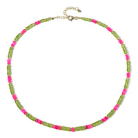 Collar en plata con Ópalo rosa de Etiopía (Riya)