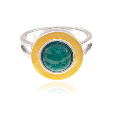 Anillo en plata con Amazonita (MONOSONO COLLECTION)