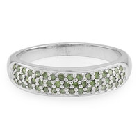 Anillo en plata con Diamante fantasía