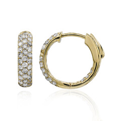 Pendientes en oro con Diamante I1 (H)  (CIRARI)