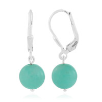 Pendientes en plata con Amazonita