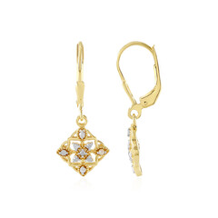 Pendientes en plata con Diamante I2 (J)