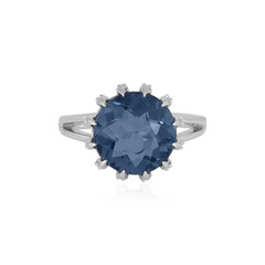 Anillo en plata con Fluorita de color cambiante