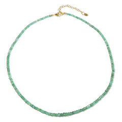 Collar en plata con Esmeralda de Zambia