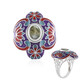 Anillo en plata con Labradorita verde de Maniry (Adela Silber)